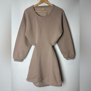 Air Space Lady X Take A Snooze Sweatshirt Dress With Cutout